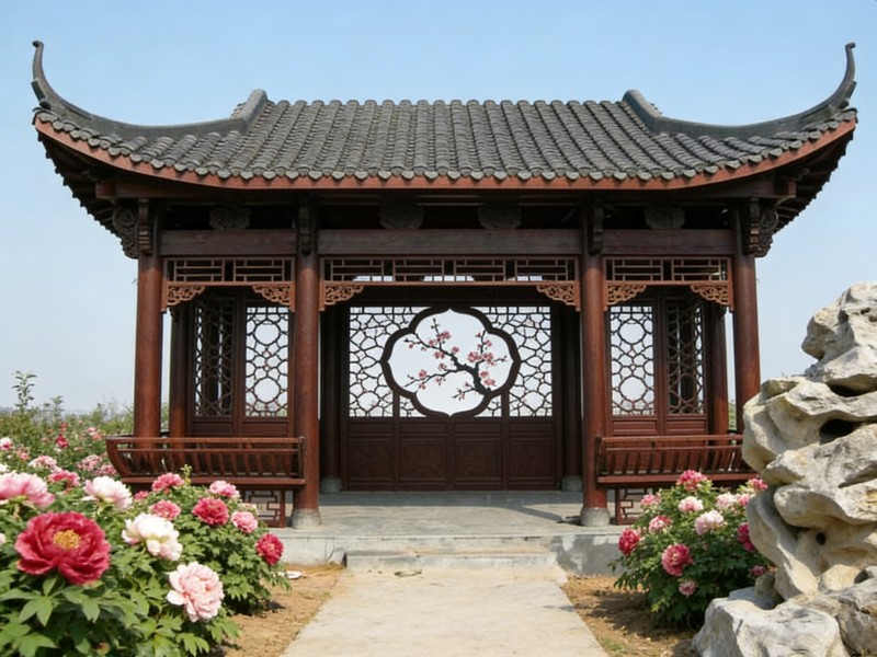 陕西防腐木方亭