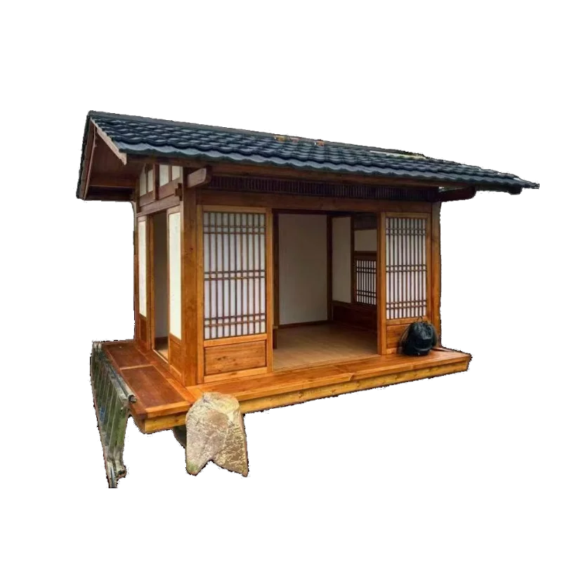 陕西仿古防腐木中国风木屋